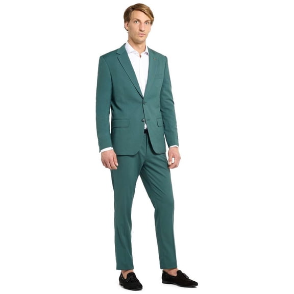 OppoSuits Daily Men's Suits Daily Posy Green - US 50 Green