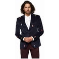 OppoSuits Deluxe Men's Blazers Christmas - X-Mas Icons - Navy - US 46 ...