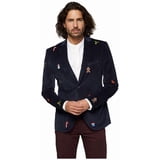 OppoSuits Deluxe Men's Blazers Christmas - X-Mas Icons - Navy - US 46 ...