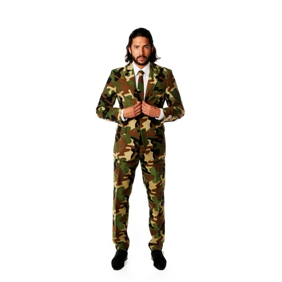 OppoSuits Men's Commando Camouflage Suit