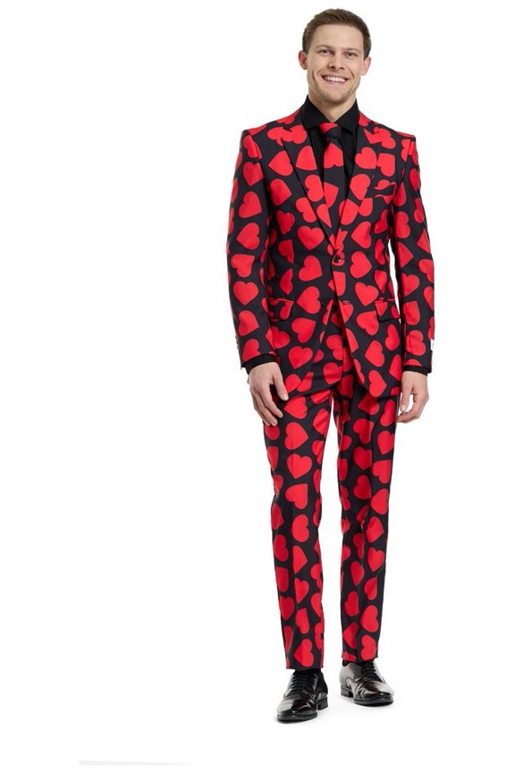 Men's King Of Hearts Valentine Suit