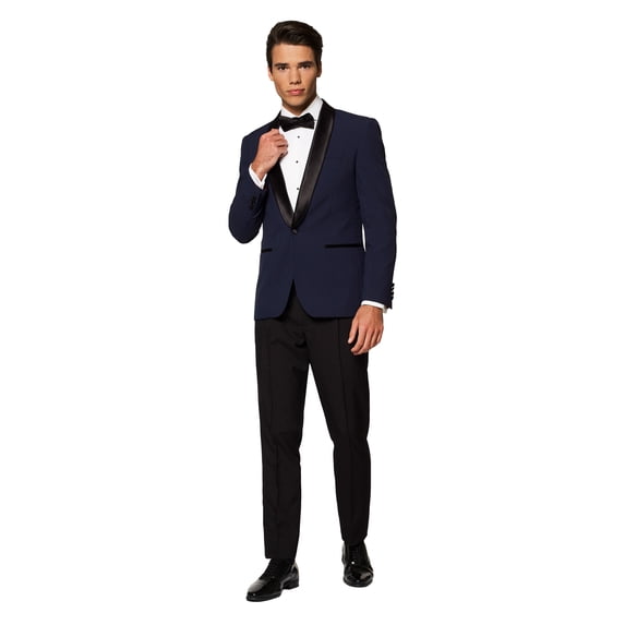 OppoSuits Men's Midnight Blue Festive Tuxedo