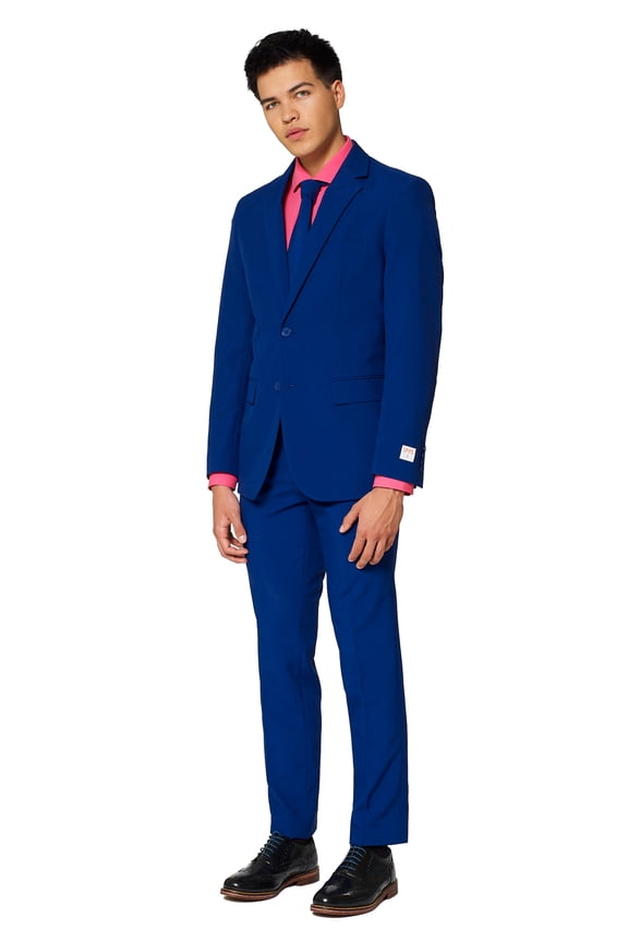 Men's Navy Royale Solid Color Suit