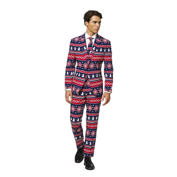 OppoSuits Men's Nordic Noel Christmas Suit