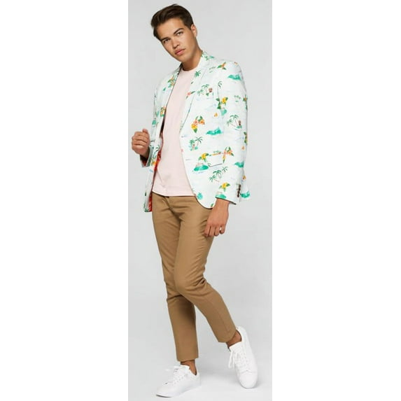 OppoSuits Men's Party Suit Jacket Size 44 Hawaiian Blazer Only