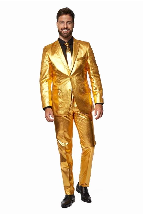 Men's Suits Groovy Gold - US 38 Gold