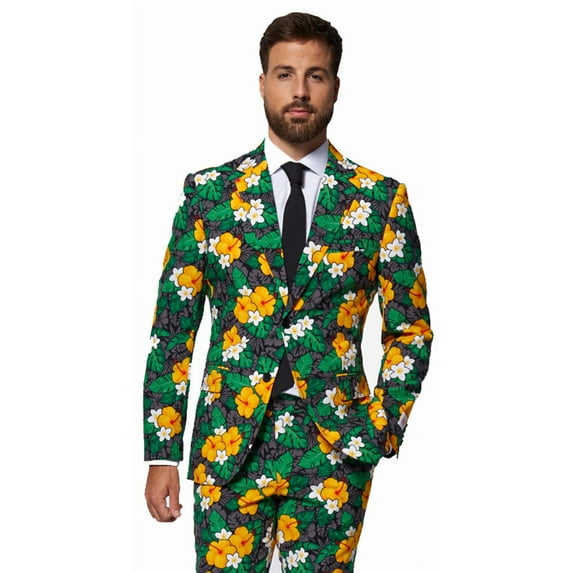 OppoSuits Men's Suits Tropical Treasure - US 40 Multicolor