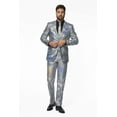 thumbnail image 1 of OppoSuits Men's Party Suit Size 50 Discoballer Long Sleeve Jacket & Tie & Pants, 1 of 6