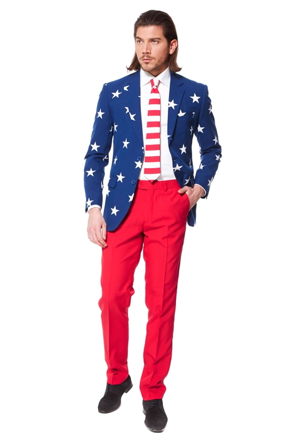 Men's Stars and Stripes Americana Suit