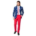 thumbnail image 1 of OppoSuits Men's Stars and Stripes Americana Suit, 1 of 3