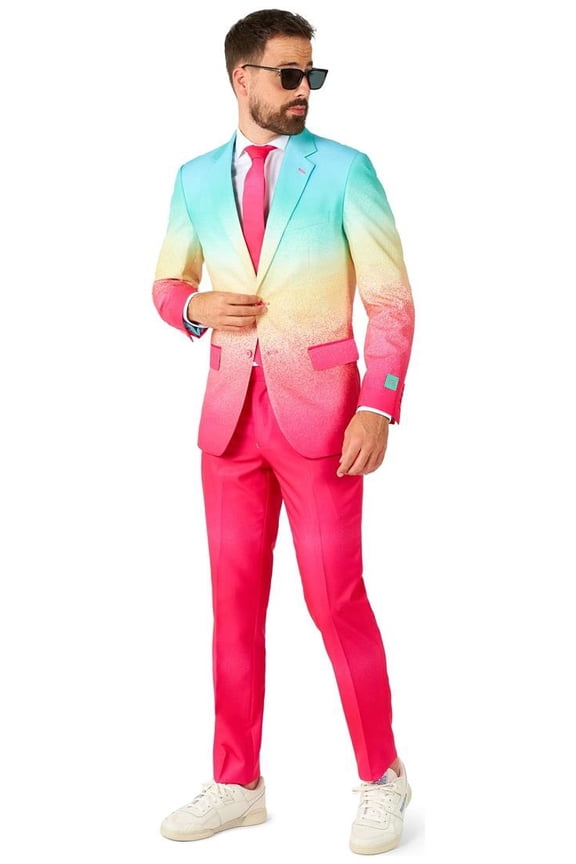 Men's Suits Funky Fade - US 40 Pink