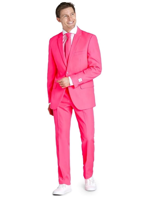 Men's Suits Neon Pink Power - US 42 Pink