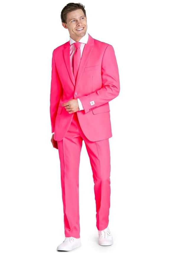 Men's Suits Neon Pink Power - US 44 Pink