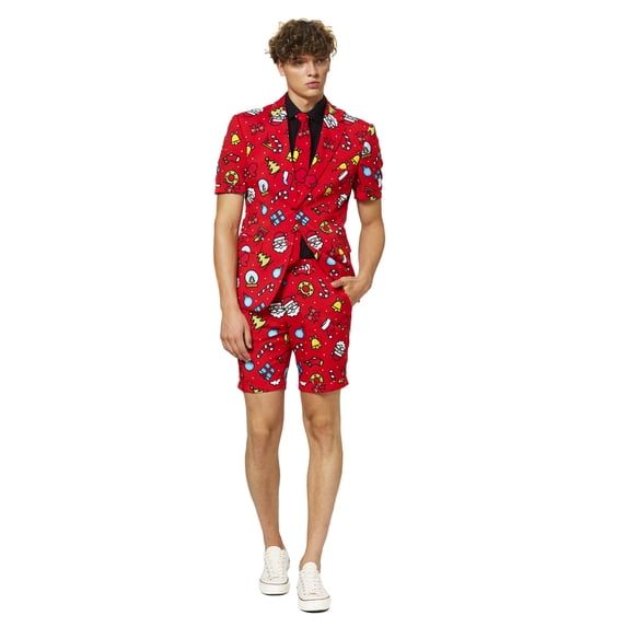 OppoSuits Men's Summer Dapper Decorator Christmas Suit