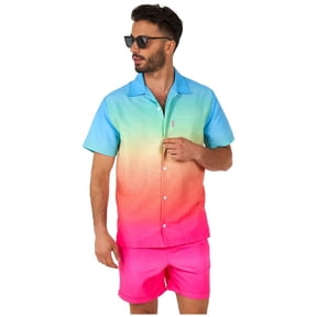 OppoSuits Men's Summer Sets Funky Fade - S Pink