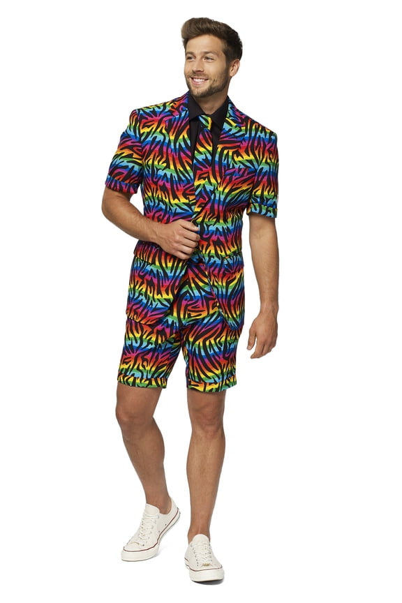 Men's Summer Wild Rainbow Pride Suit