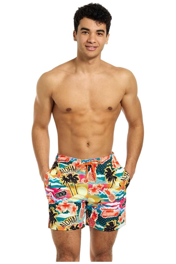 Men's Swim Shorts Aloha Hero - XL Multicolor