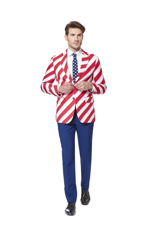 Men's United Stripes Americana Suit