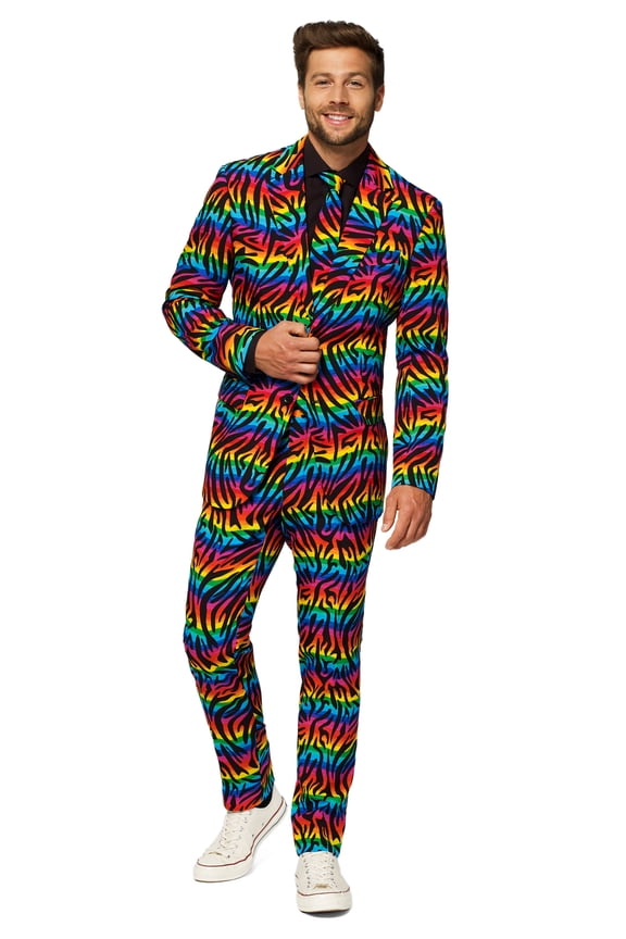 Men's Wild Rainbow Pride Suit