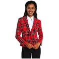 thumbnail image 1 of OppoSuits Women's Blazers Lumberjackie - US 8 Red, 1 of 1
