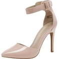 thumbnail image 1 of Oppointed-Ankle Women's Pointed Toe Ankle Strap D'Orsay High Heel Stiletto Pumps Shoes, 1 of 5