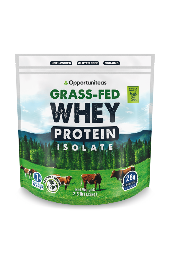 - Grass Fed Whey Isolate Protein Powder, Unflavored, 28g Protein, 2.5lb