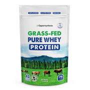 Opportuniteas - Grass Fed Whey Protein Powder Concentrate, Unflavored, 1 Ingredient, 1lb