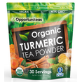 thumbnail image 1 of Organic Turmeric Tea Powder - Matcha Green Tea, Turmeric, Cinnamon, Ginger, Black Pepper - Natural Joint Support - Vegan & Non-GMO - 30 Servings, 1 of 8