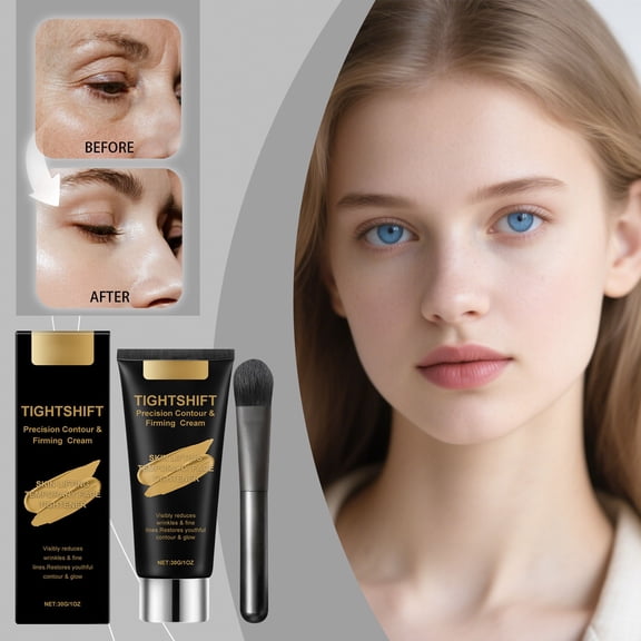 Oppose Wrinkle Eye Cream With Brush,Instant Eye Tightener,Temporary Tightener,Light Wrinkle Eye Cream Oppose-inflammatory Eye Care Lifting And Firming For Eye Bags,Wrinkles,Puffiness