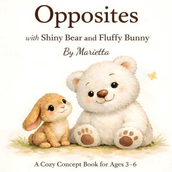 Opposites with Shiny Bear and Fluffy Bunny: A Cozy Concept Book for Ages 3-6, (Paperback)