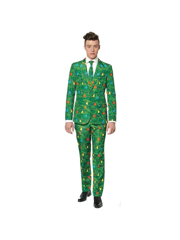 Men's Christmas Tree Suit Costume - Size X Large