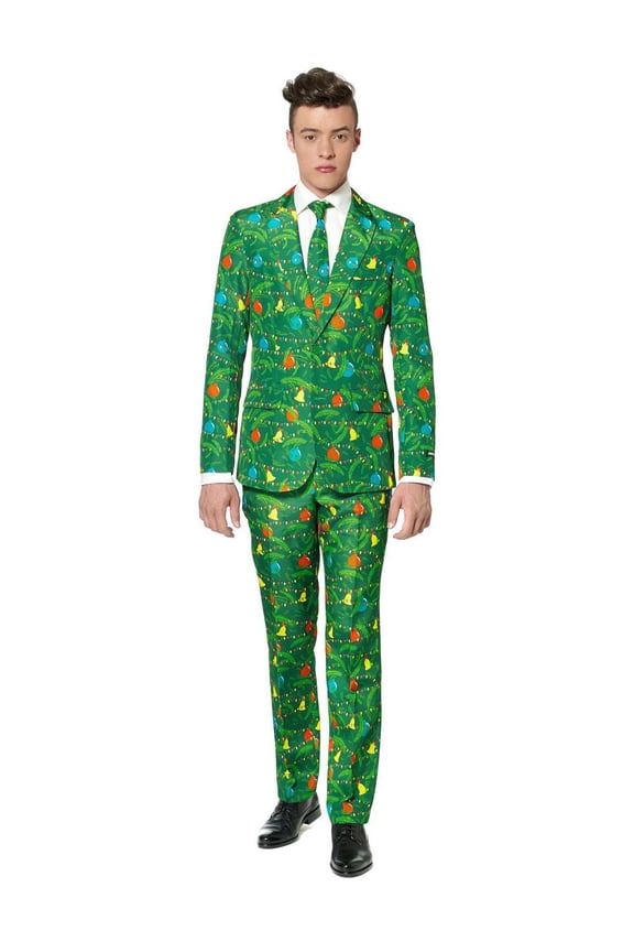 Opposuits Men's Suitmeister Suit Christmas Fancy-Dress Costume for Adult, L