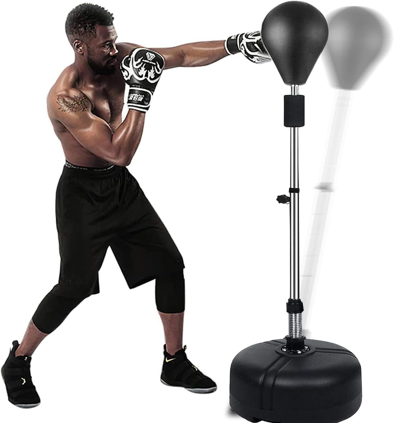 OppsDecor Punching Bag with Stand,Reflex Bag Freestanding Punching Ball