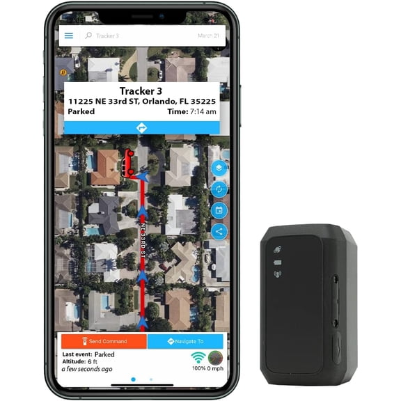 Ops 3.0 GPS Tracker - 1 Month Battery - 4G LTE - for Vehicles and Assets  Real-Time GPS ng Device  Instant Alerts
