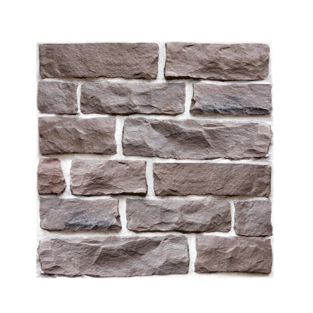 Curated visual reference: Picture Idea: Opspring 3D Vintage Grey Brick Wallpaper 12 12 Brick Peel