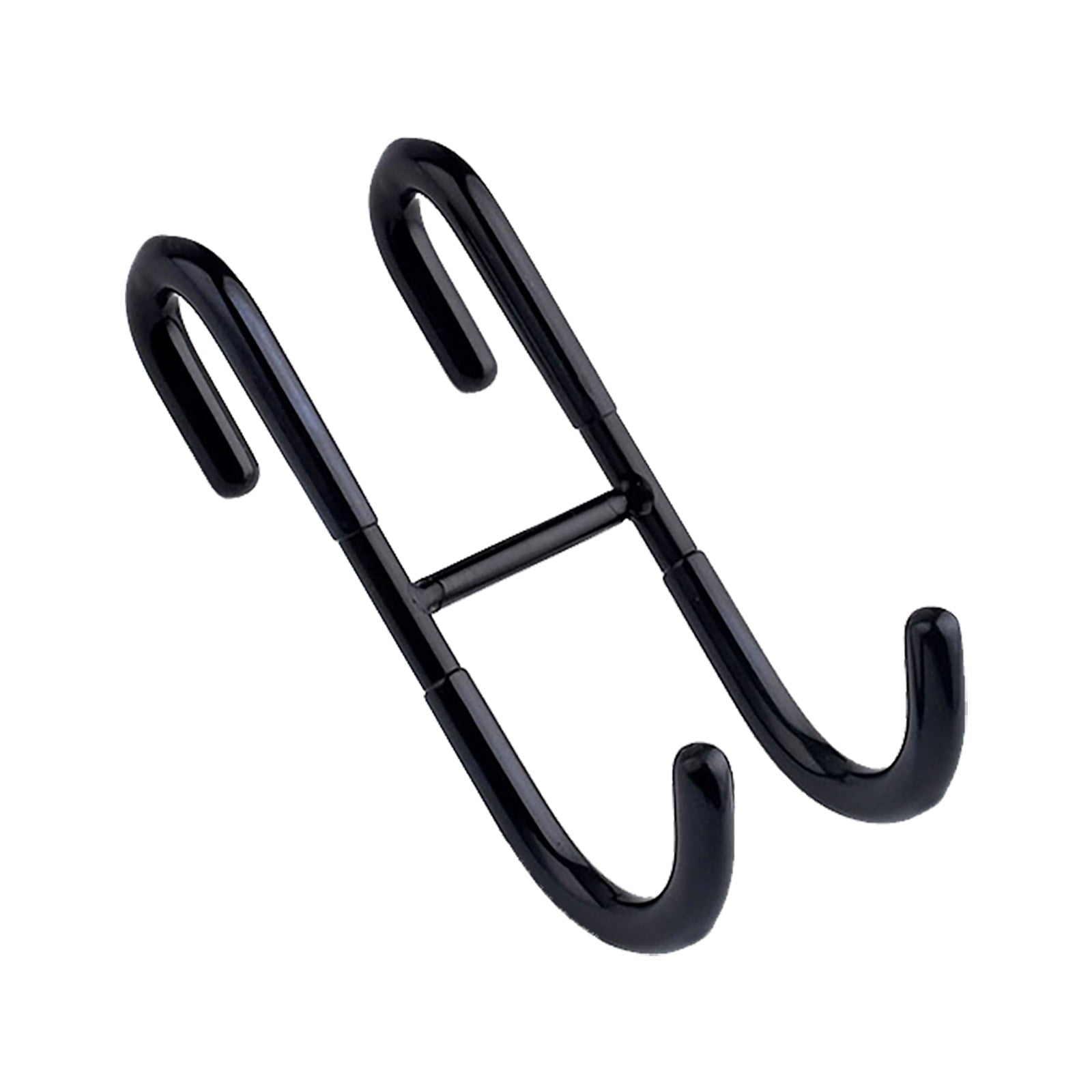 VIKKSAER 2-Pack 7-Inch Stainless Steel Shower Door Hooks – No-Drill Over-the-Door Design, Fits Frameless Glass Up To 0.47" Thick, Heavy-Duty 16 Lbs Capacity, Rustproof, Scratch-Resistant