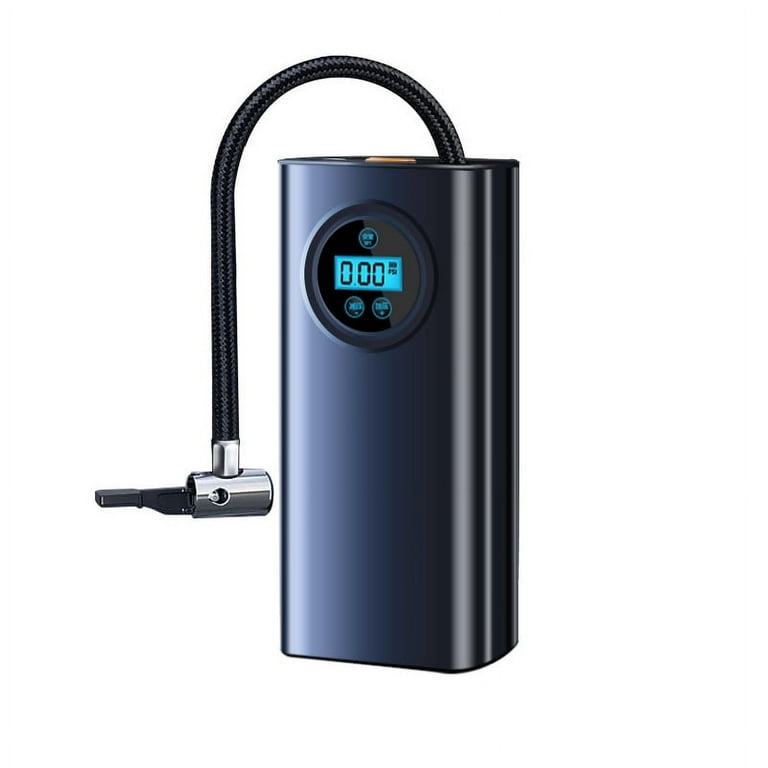 Opspring Tire Inflator Portable 150 PSI Air Compressor Bicycle Pump with Digital Display Cordless Rechargeable Tire Pump Mini Electric Air Pump for Car Bike Motorcycle Ball Walmart