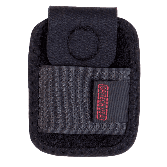 OP/TECH USA Battery/Media Holster Camera Strap Pouch, Black