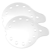 Optego Clear, Vented Polycarbonate Eye Shields, Universal Left or Right Eye, 2/Pk