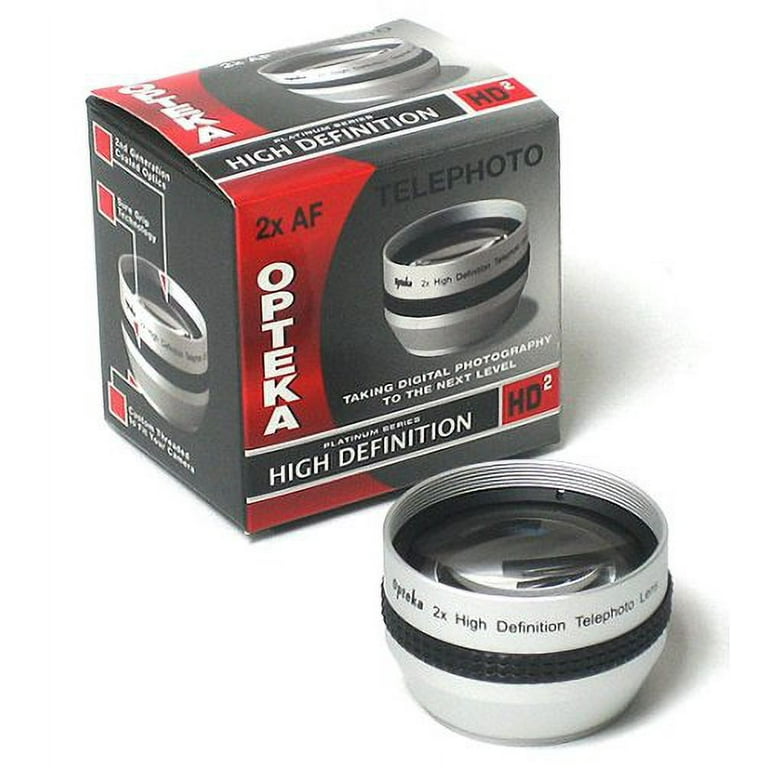 Opteka 2x HD2 Telephoto Lens for Canon VIXIA HF M31, M32, HF10