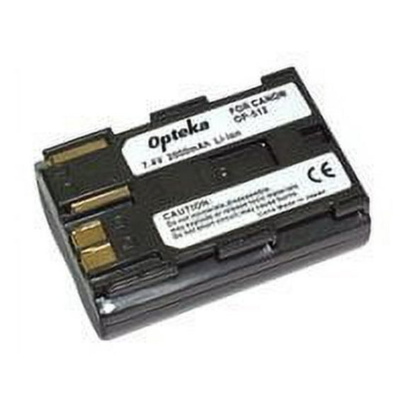 Opteka - Camera / camcorder battery - Li-Ion - 2000 mAh - for Canon ZR10, ZR20, ZR25, ZR30, ZR40, ZR45, ZR50, ZR60, ZR65, ZR70, ZR80, ZR85, ZR90; EOS 40