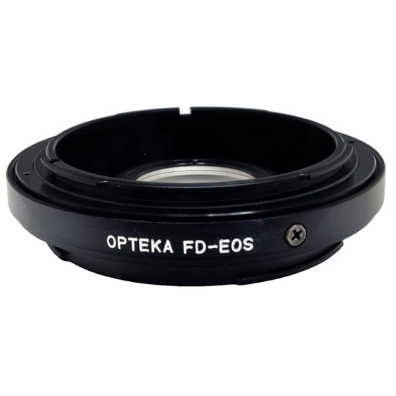 Opteka Canon FD (Manual Focus) Lens to Canon EOS EF (Auto Focus) Body Mount Adapter with Optical Elements