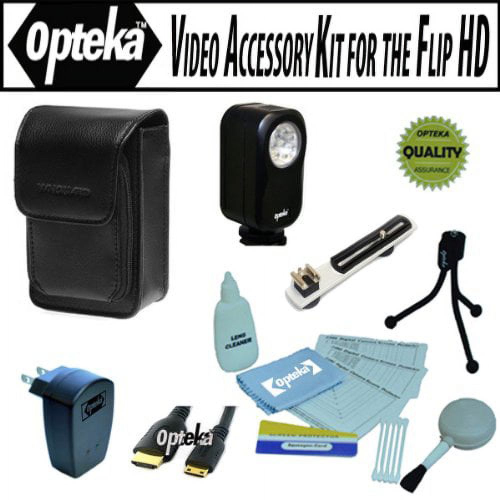 Opteka FB-10 Flash Bracket, FSC-10 Off-Camera Sync Cord, Remote Control, Grey Card for Canon EOS SL1, 1Ds, 1D, 5D, 7D, 60D, 50D, T5i, T3, T3i, T2i, T1i, XSi and XS Digital SLR Cameras - image 1 of 8