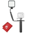 thumbnail image 1 of Opteka Handle with VL5 LED Video Light and Handgrip Stablizer for GoPro HERO5, HERO4, HERO3, HERO, Session Action Camera, 1 of 8