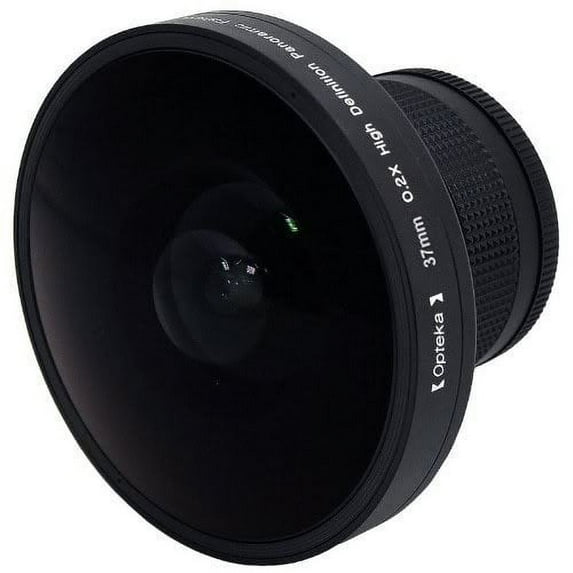 Opteka Platinum Series 0.2X HD Panoramic "Vortex" 220Deg Fisheye Lens For Sony DCR-SR37, SR38, SR40, SR42, SR45, SR46, SR47, SR48, SR50, SR52, SR57, SR60, SR62, SR65, SR67, SR68, SR70, SR72, SR77
