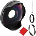 thumbnail image 1 of Opteka Titanium Series 0.3X HD Ultra Wide Fisheye Lens for Canon, Sony Camcorders with 58mm Threads, 1 of 10