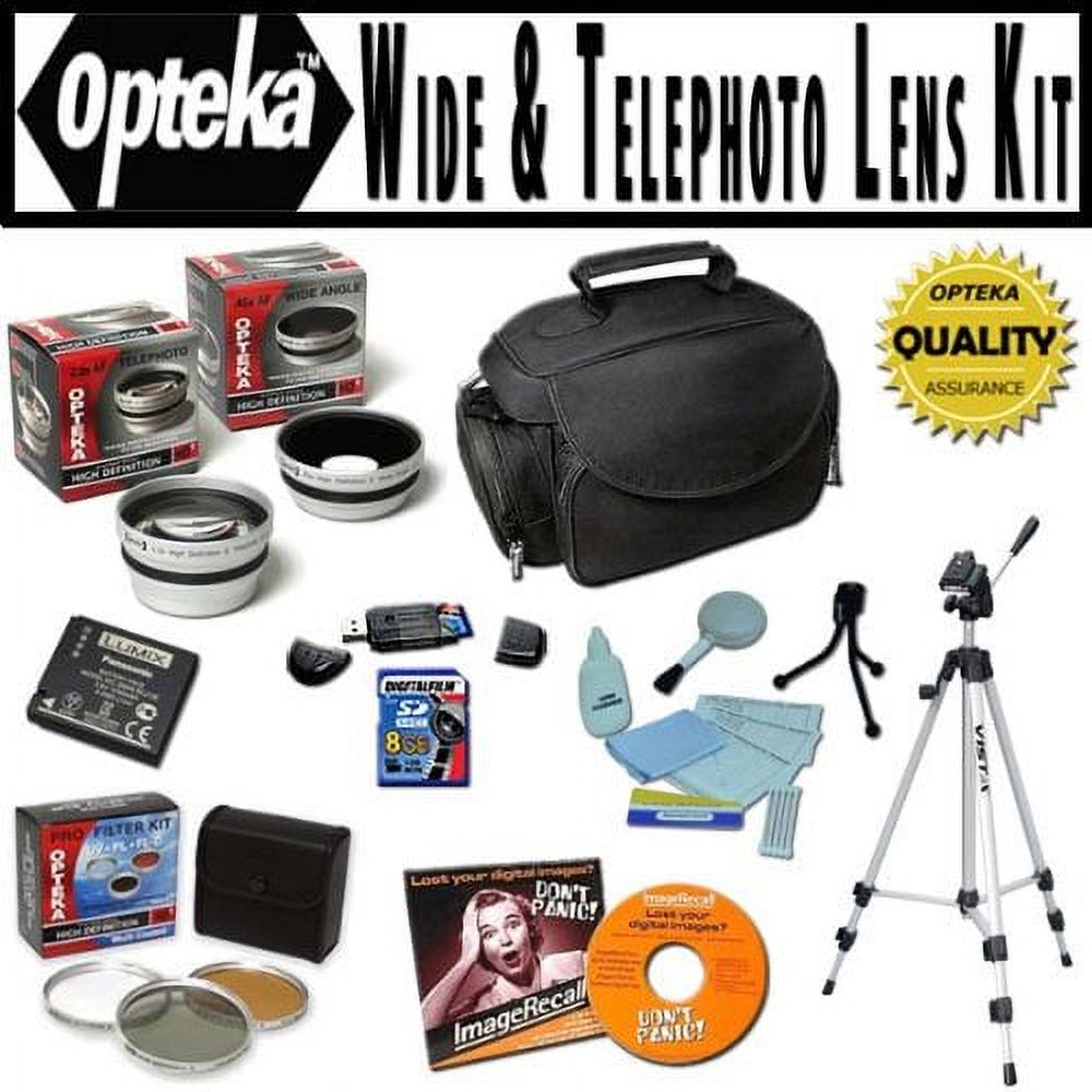 Opteka Ultimate Accessory package For Panasonic Lumix DMC-LX5