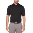 thumbnail image 1 of Opti-Dri Micro-Hex Solid Polo Caviar /Gray Logo XL, 1 of 5