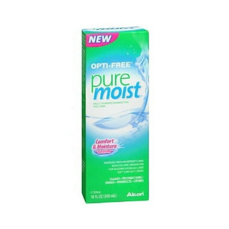 Opti-Free Pure Moist Disinfecting Solution - 10 Oz, 6 Pack
