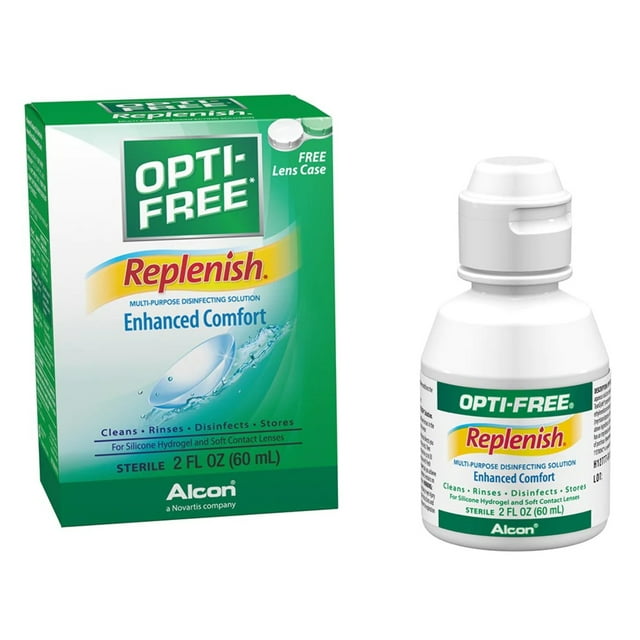 Opti-Free RepleniSH Multi Purpose Disinfecting Solution-2 oz (60 ml), Carry On Size
